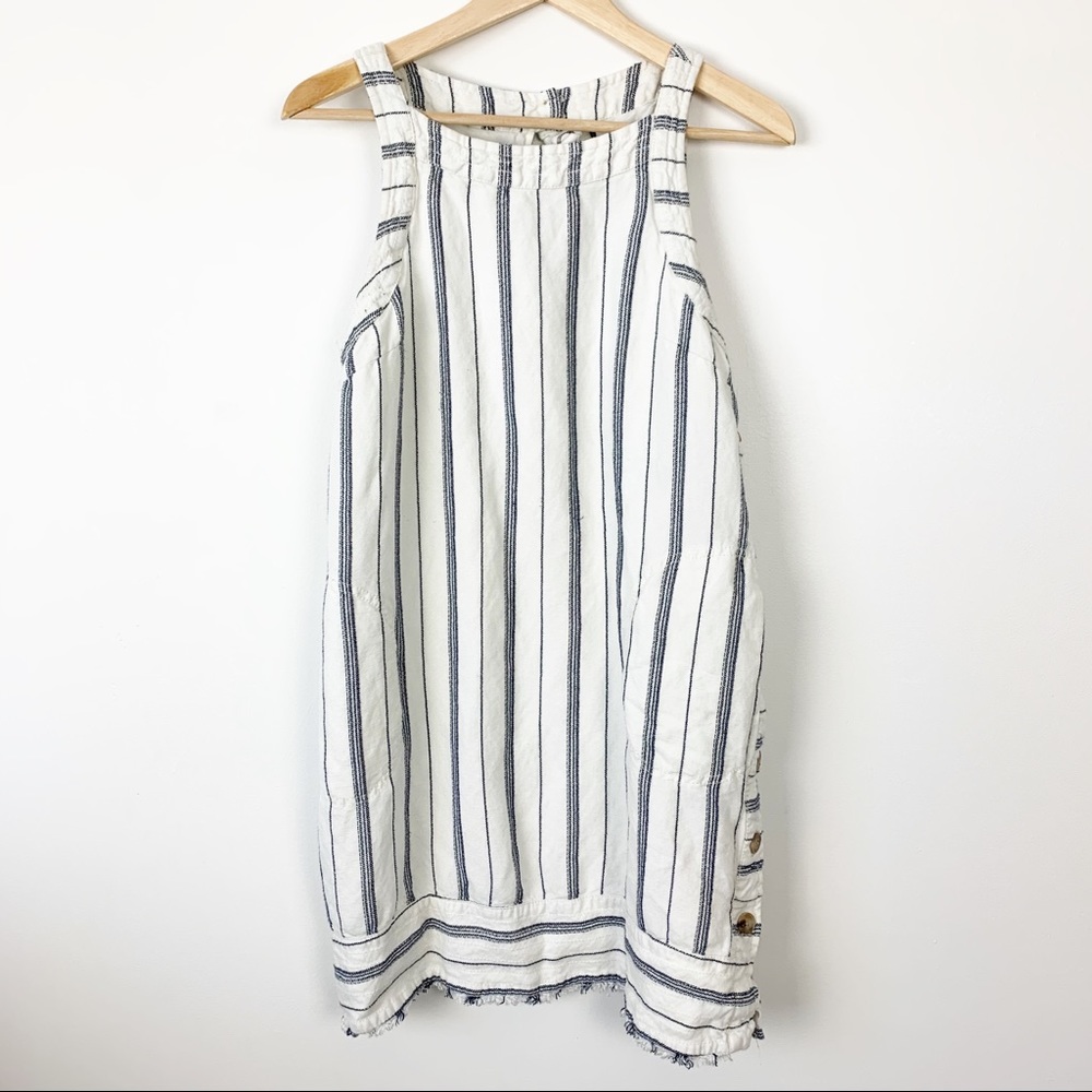 ANTHROPOLOGIE Akemi + Kim Size 8 Dress White Blue